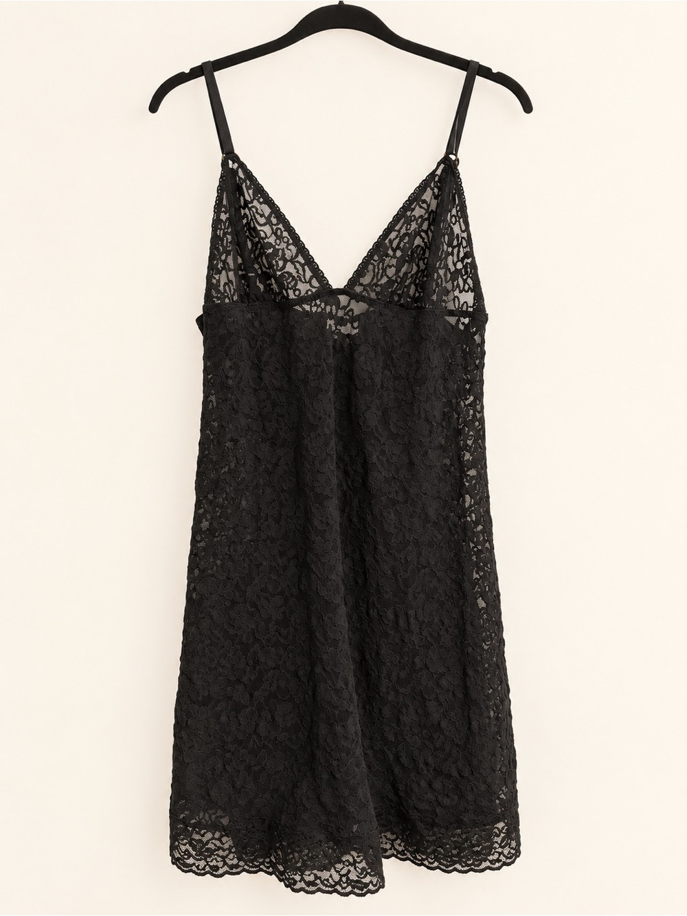 Victoria’s Secret Black Lace Chemise Nightgown – Size L